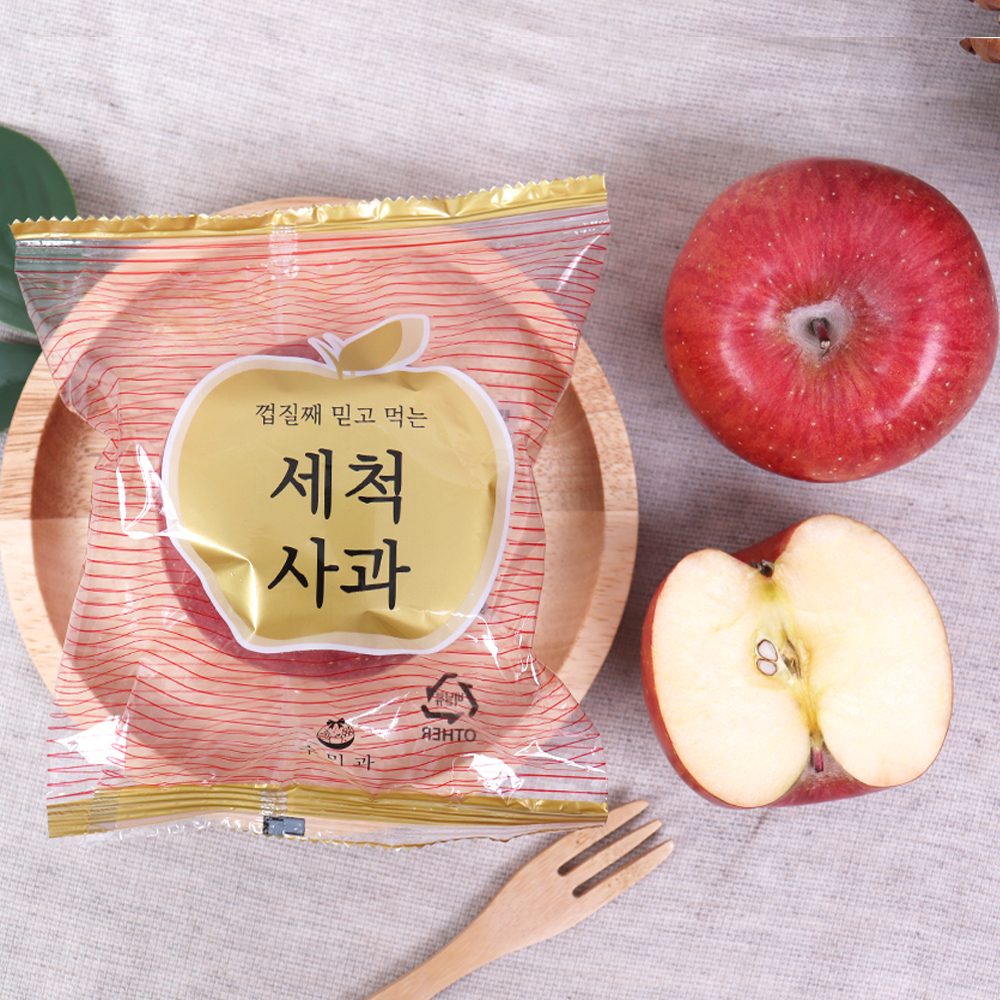 [프리본] 껍질째 먹는 아삭달콤한 세척 사과 2.5kg(박스) - 상세 이미지 3