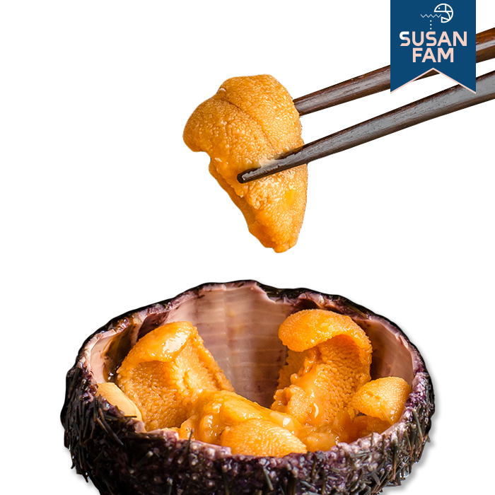 프리미엄 성게알 우니 100g 제철 자연산 말똥성게 보라성게 수산팜 - 상품 이미지