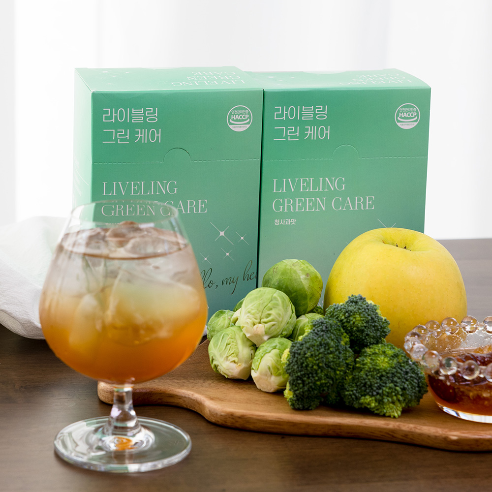 라이블링 그린 케어 청사과맛 1박스 30포 - 상세 이미지 2