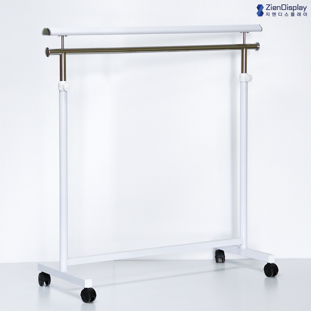 지엔 디자인 의류매장 고급 철제 이동식 옷가게행거