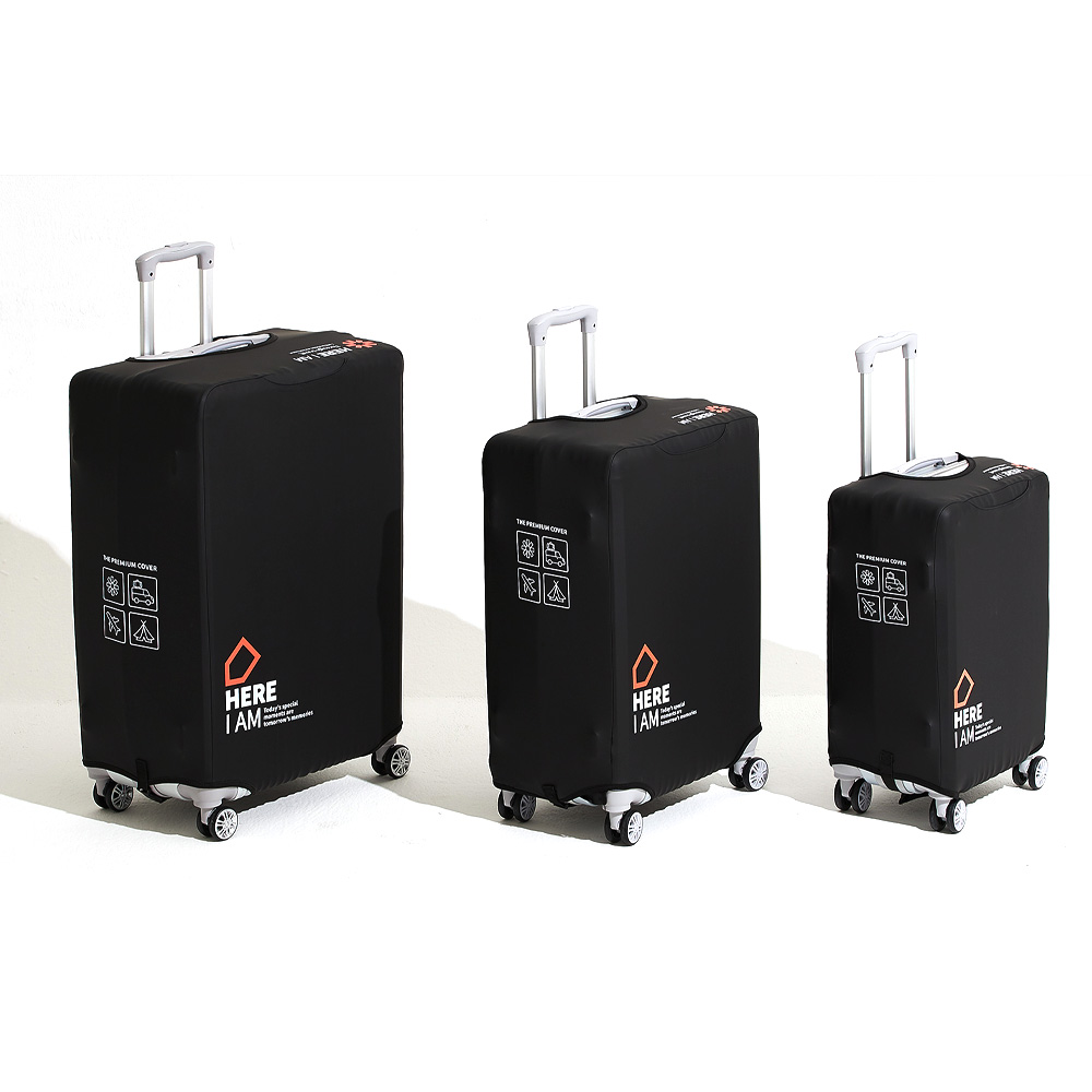 브라이튼 엠네스 56cm(20) 66cm(24) 71cm(26) 76cm(28) 여행용 캐리어 보호 항공 스판커버 덮개 BC300 - 상품 이미지
