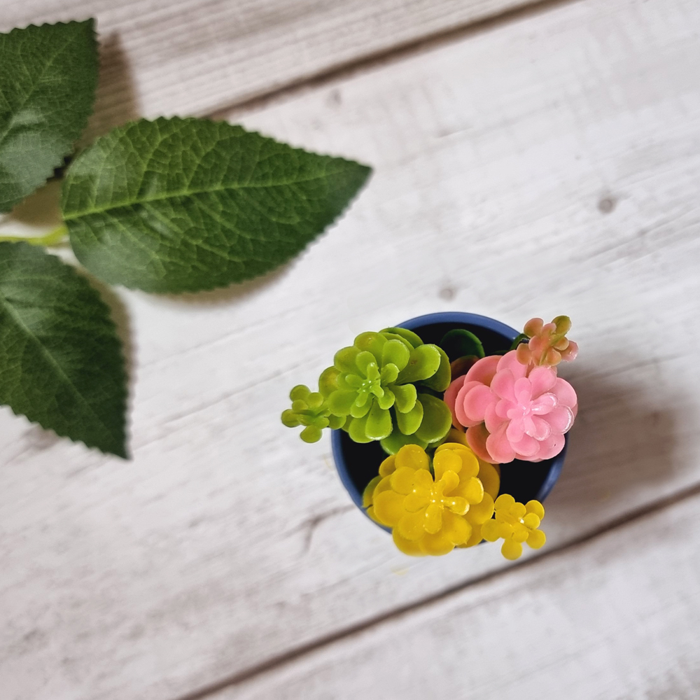 조화장식 3P- 달팽이 키우기 집 꾸미기 용품