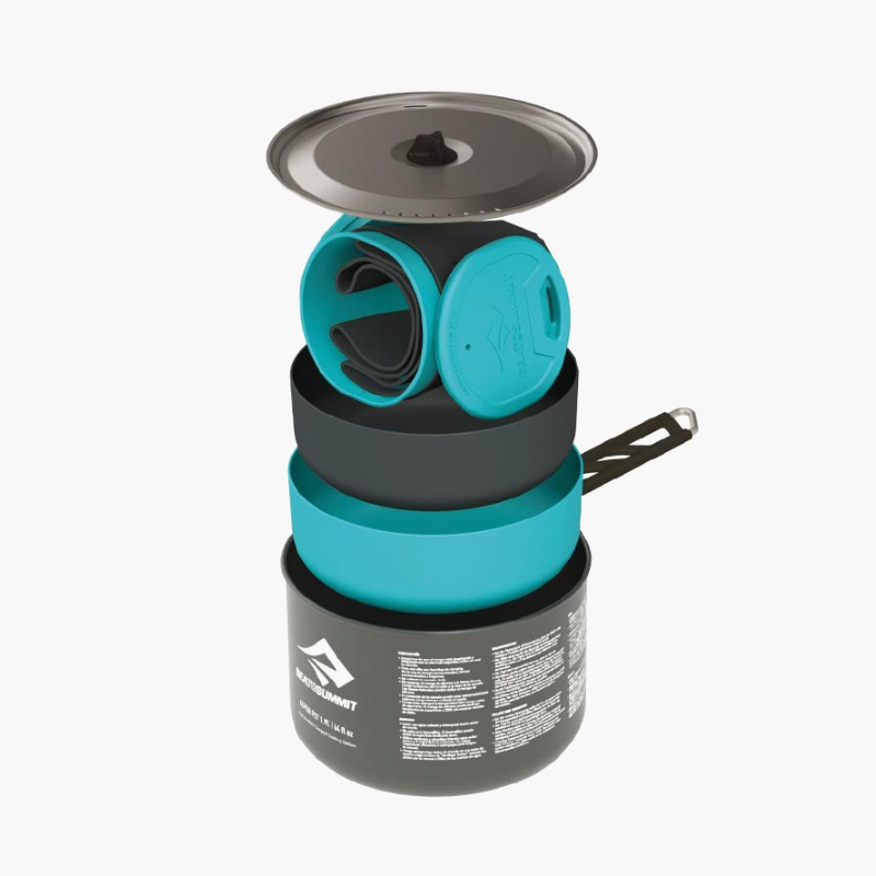 씨투써밋 알파 세트 2.1 백패킹 경량 코펠 식기