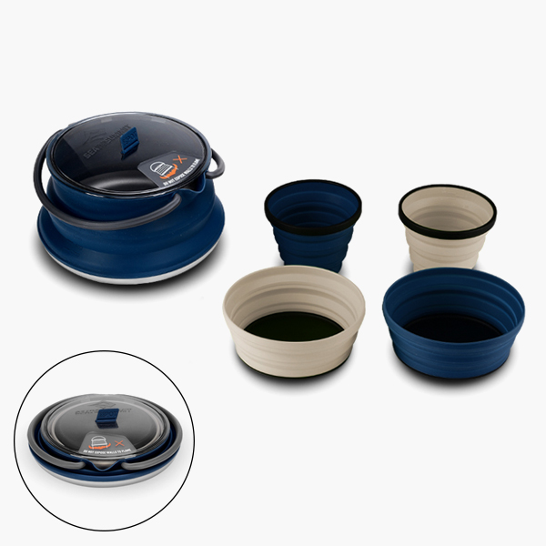 씨투써밋 엑스 세트 12 네이비 5종 경량 캠핑 식기세트