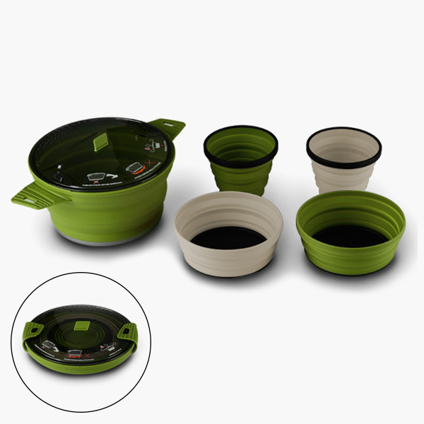 씨투써밋 엑스 세트 31 올리브 5종 경량 캠핑 식기세트