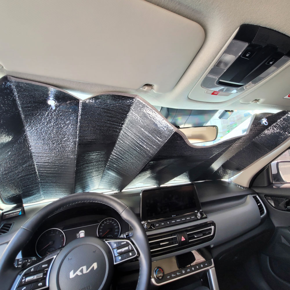 차량 햇빛가리개 차량용 운전석 앞유리 썬바이저 햇빛가리개 차 가림막 130 60