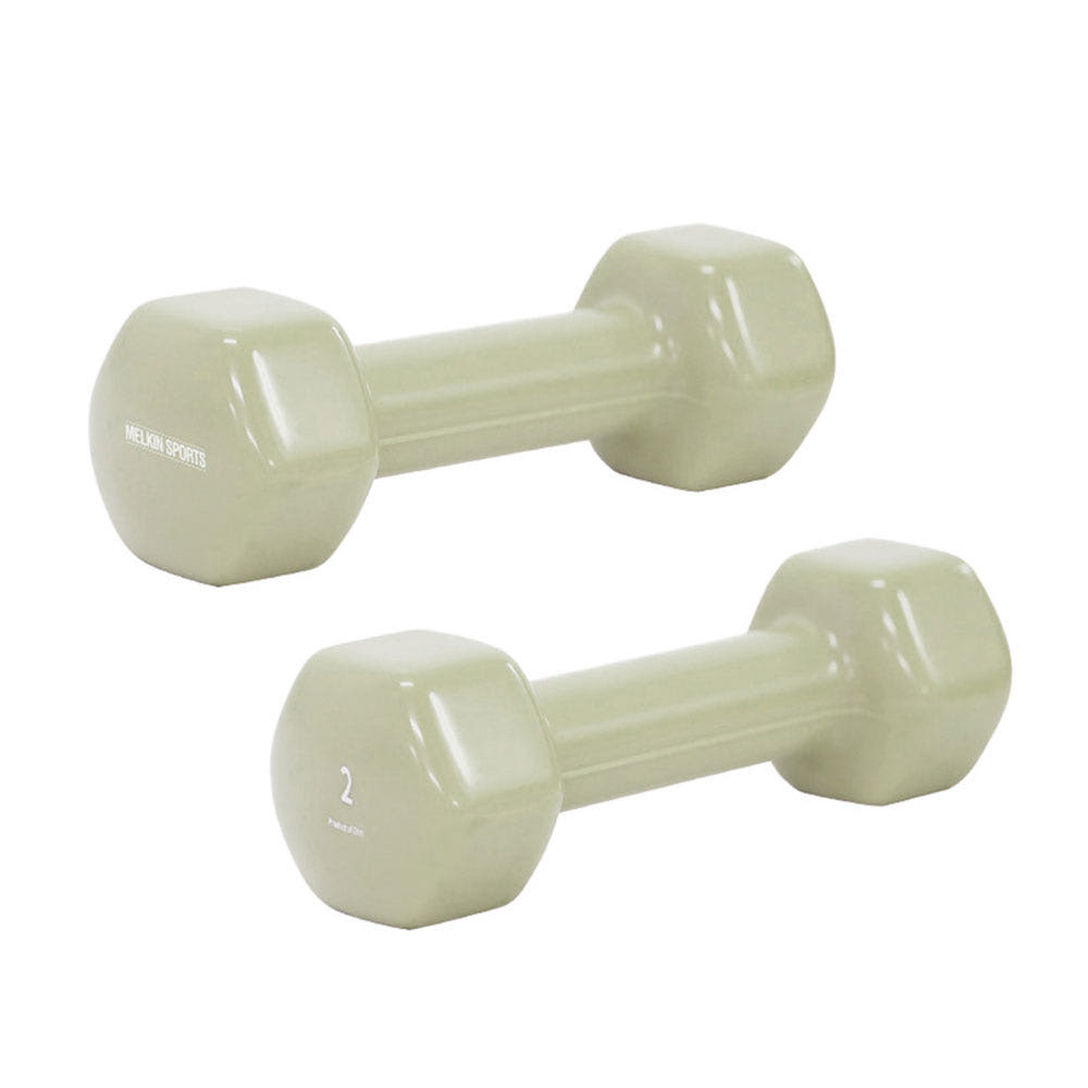 멜킨스포츠 멜킨 미용아령 PVC 스위티덤벨 2kg 2개 세트