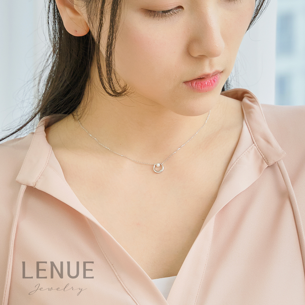 레뉴 6월 탄생석 담수 3미리 진주 보석 천연석 14K 골드 여자친구 아내 생일선물 목걸이 - 상세 이미지 3