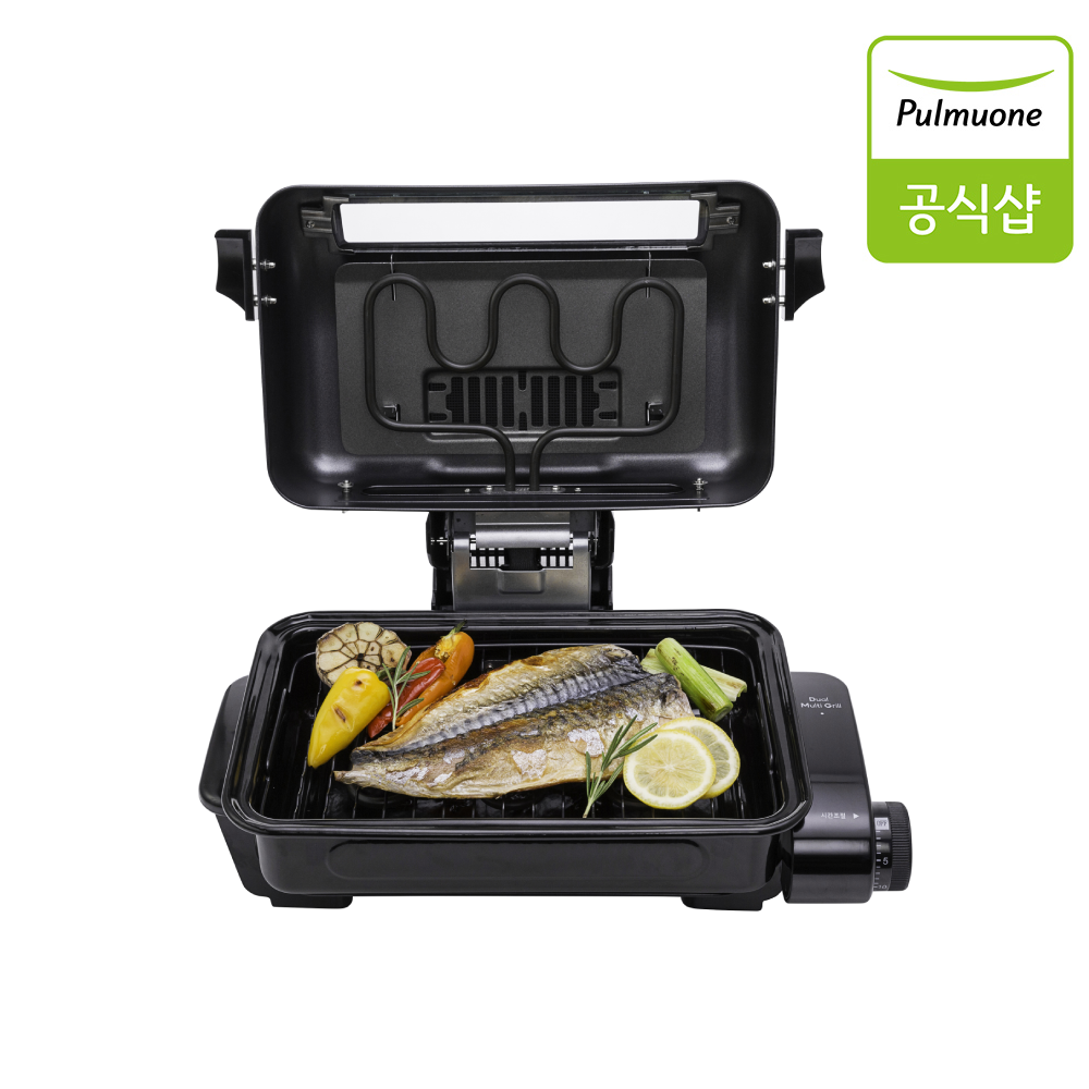 [슈퍼적립 10%]풀무원 그릴쿡 멀티듀얼그릴 GD0CMB00 (생선구이 삼겹살구이 군고구마)