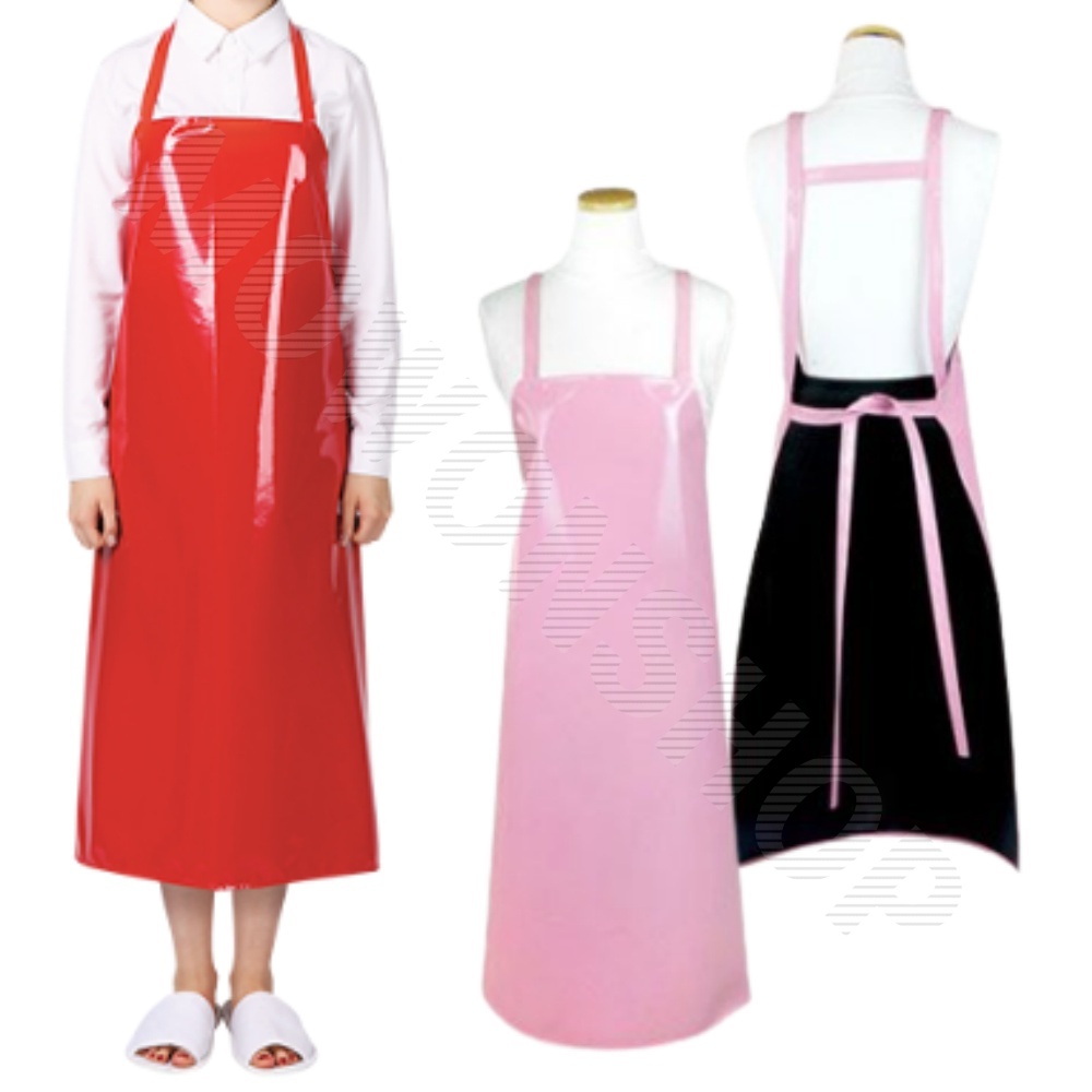 방수용 앞치마 정육 수산시장 우레탄 완전 방수 H 중 RD