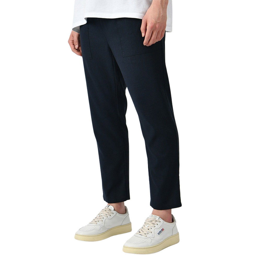 남자 린넨바지 남성 면바지 밴딩 빅포켓 마 팬츠 4컬러 - 상세 이미지 5