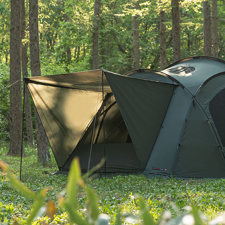 뱅가드 텐트 4인용 리빙쉘 거실형 캠핑텐트 투명창 포함 패밀리 오토캠핑