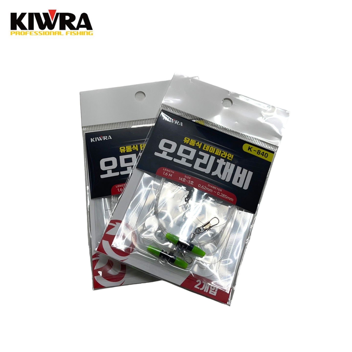 키우라 오모리채비 K-840 유동식테이퍼라인 한치채비 오모리리그 2개입 - 상세 이미지 3