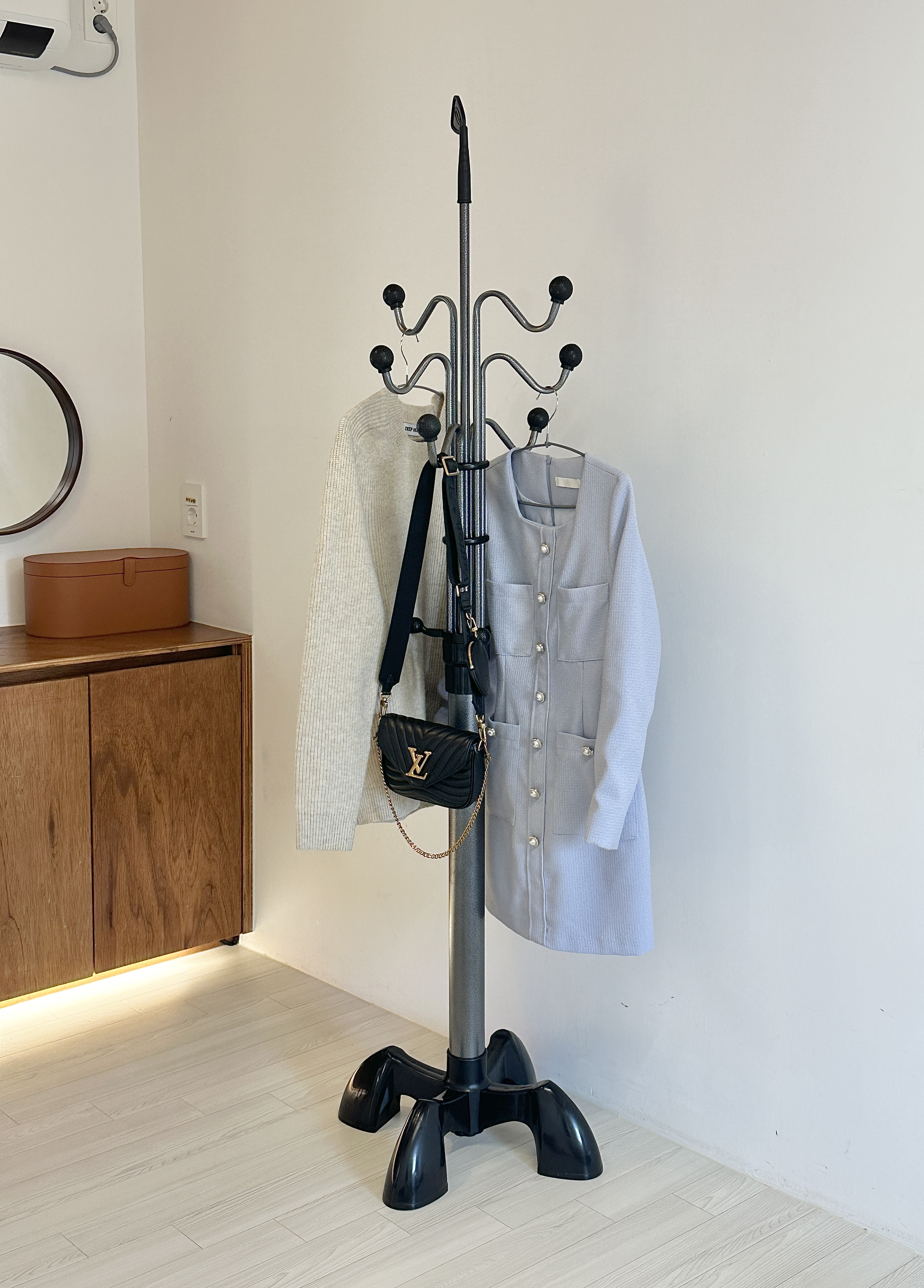 아텍스 스탠드 옷걸이 행거 회전 가능 튼튼한