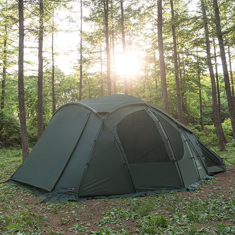 뱅가드 텐트 4인용 리빙쉘 거실형 캠핑텐트 투명창 포함 패밀리 오토캠핑