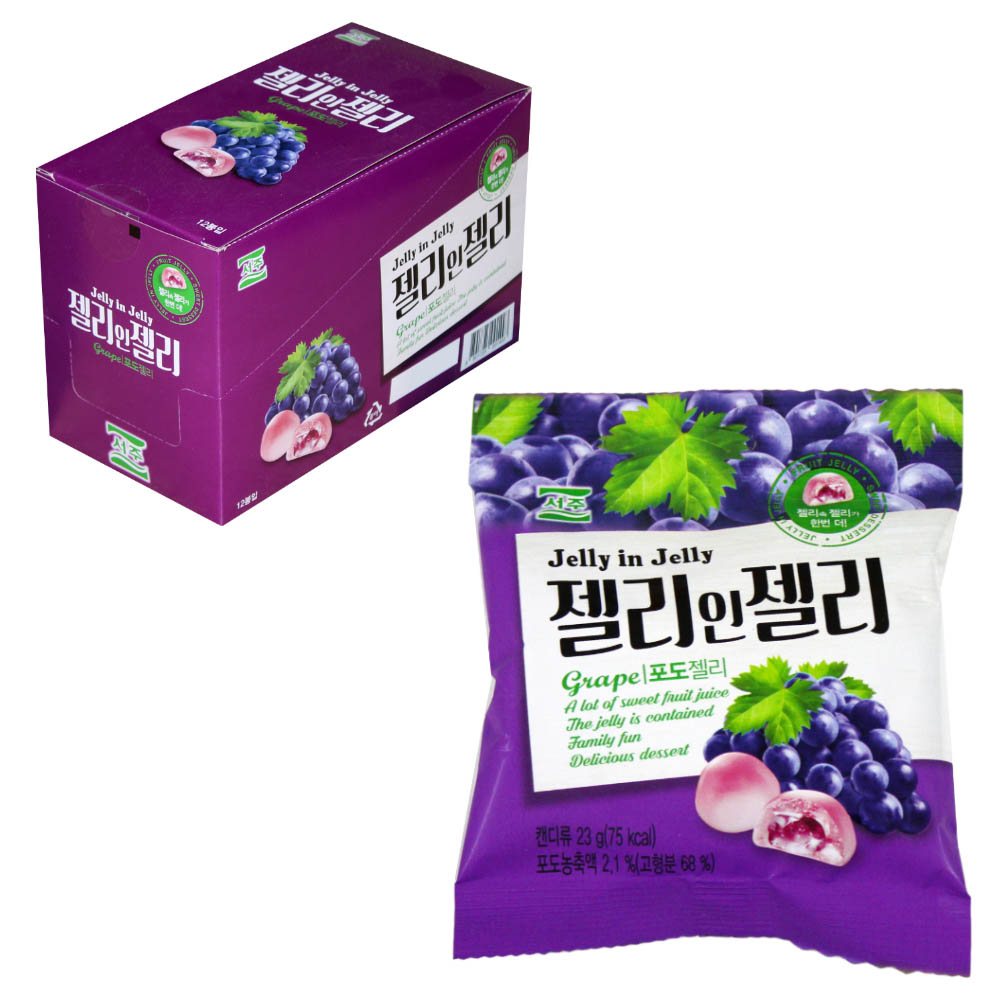 젤리인젤리 포도 12개입 : 주식회사 세븐스타몰