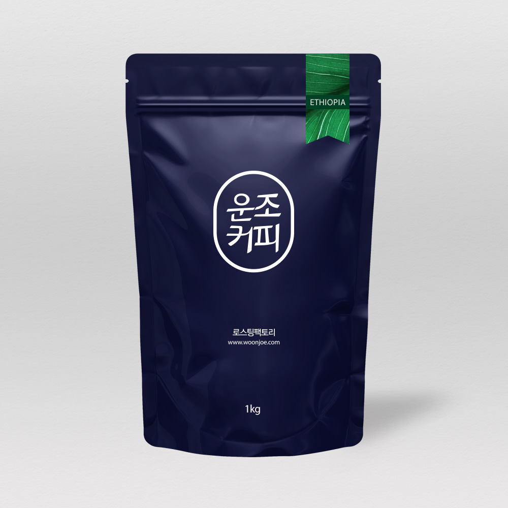 운조커피 에티오피아 디카페인 1kg 원두 커피 분쇄안함 - 상품 이미지