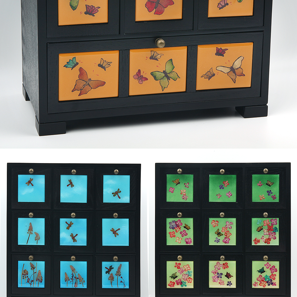 프레스코21 압화 만들기 약장함 보관함