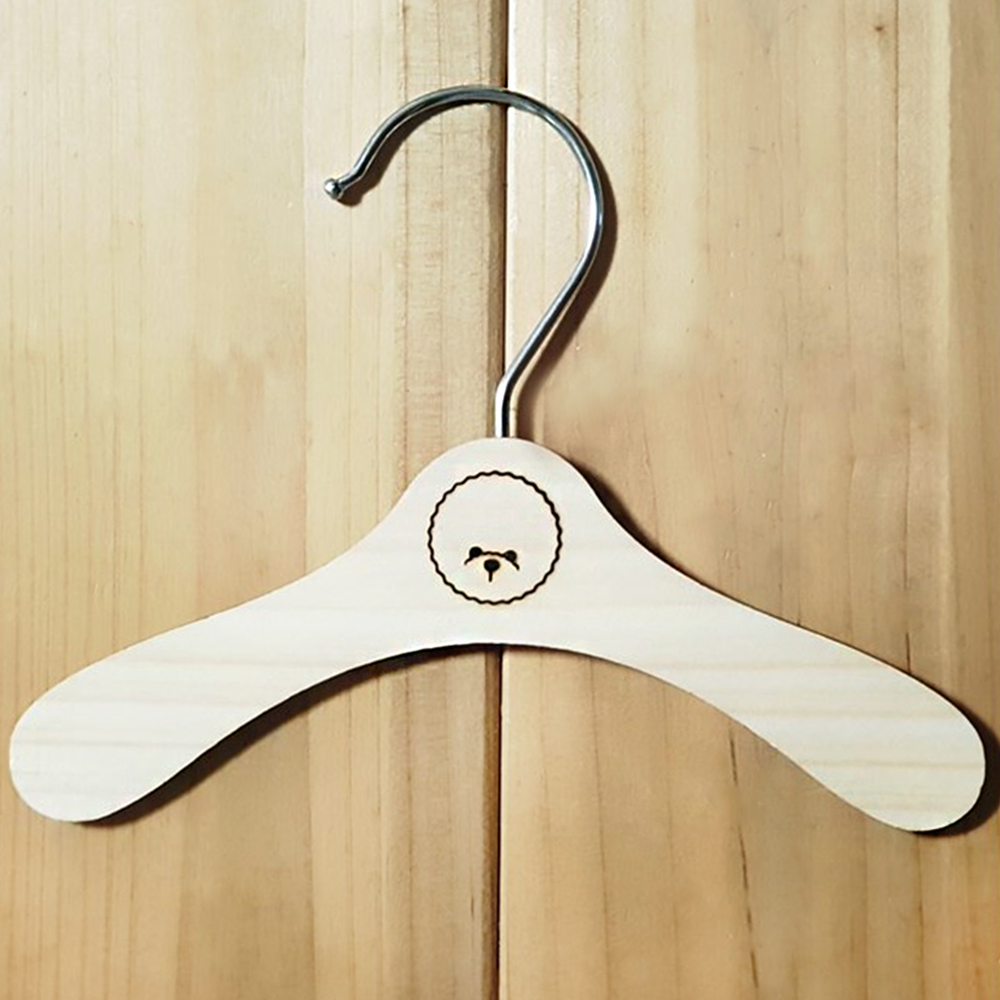 리치독스 강아지옷걸이 애견 고양이 옷걸이 원목 무지 중형 이미지 2