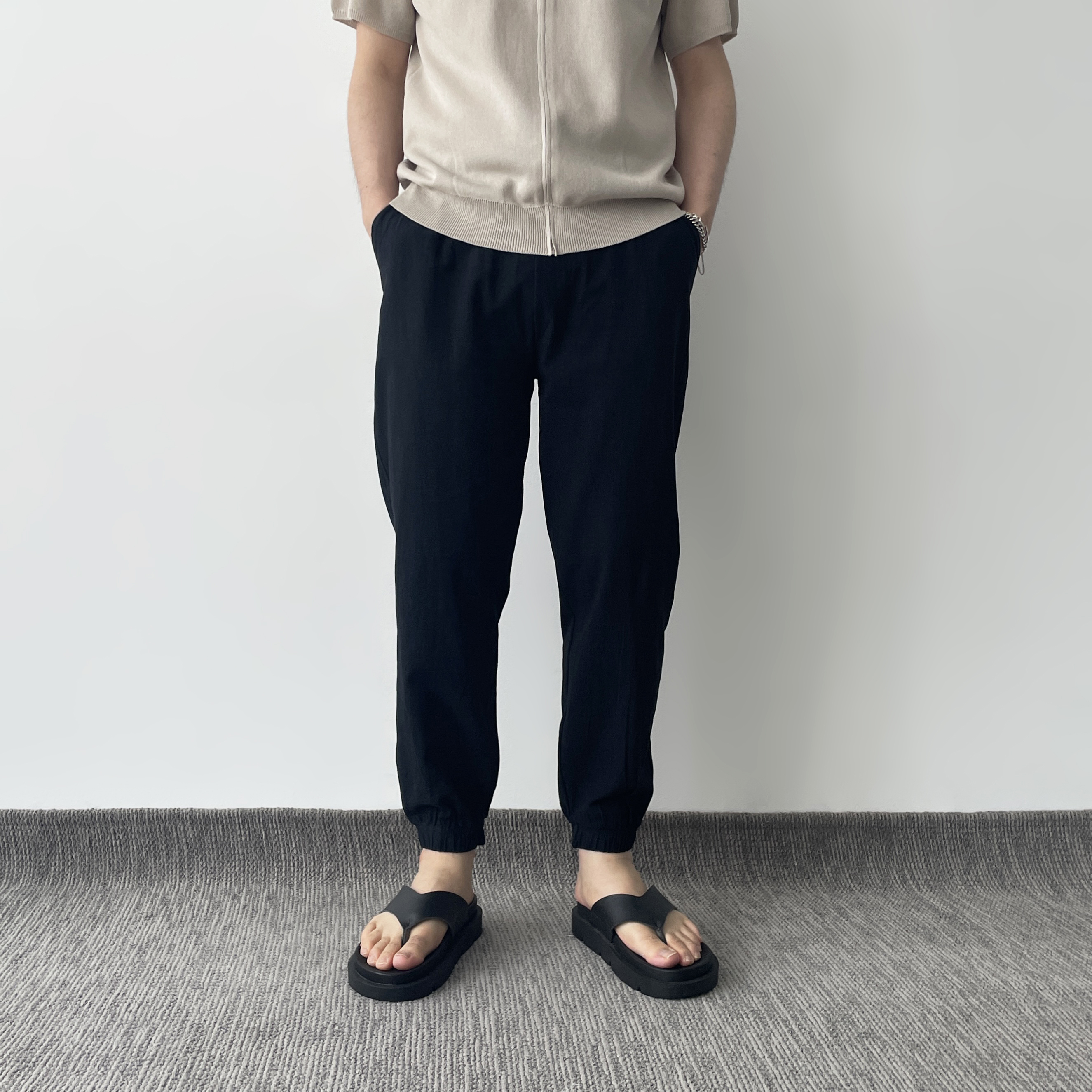 [마지막한장] 린넨조거팬츠 남성마바지 아이스조거팬츠 - 상세 이미지 5