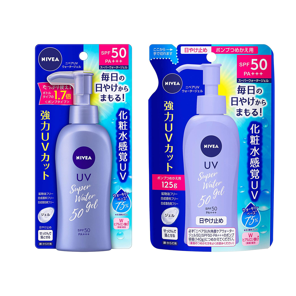 니베아 선크림 워터젤 SPF50 본품,리필