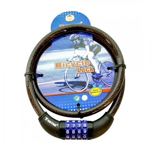 [한국자전거총판]토니온 자전거자물쇠 TY427 4단 번호키