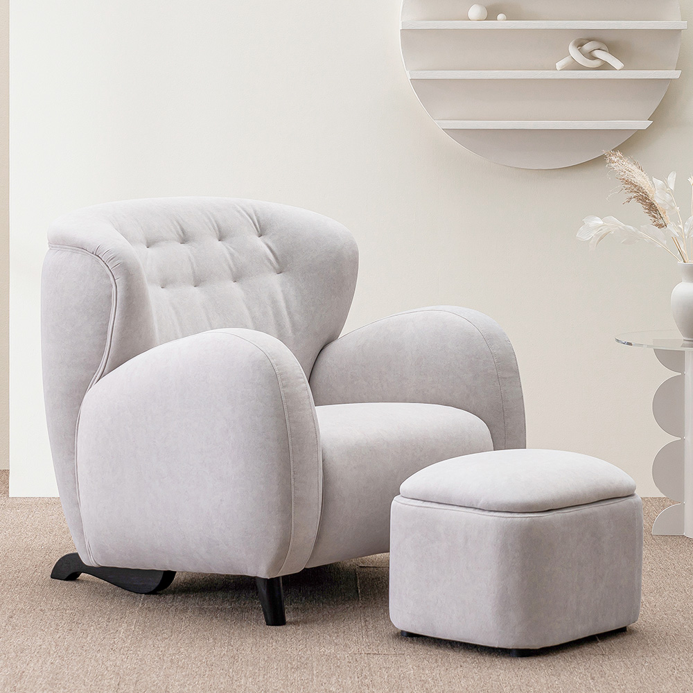 (희망일배송) 바비 카페 원룸 이지클린 패브릭 1인용 소파 +스툴Event