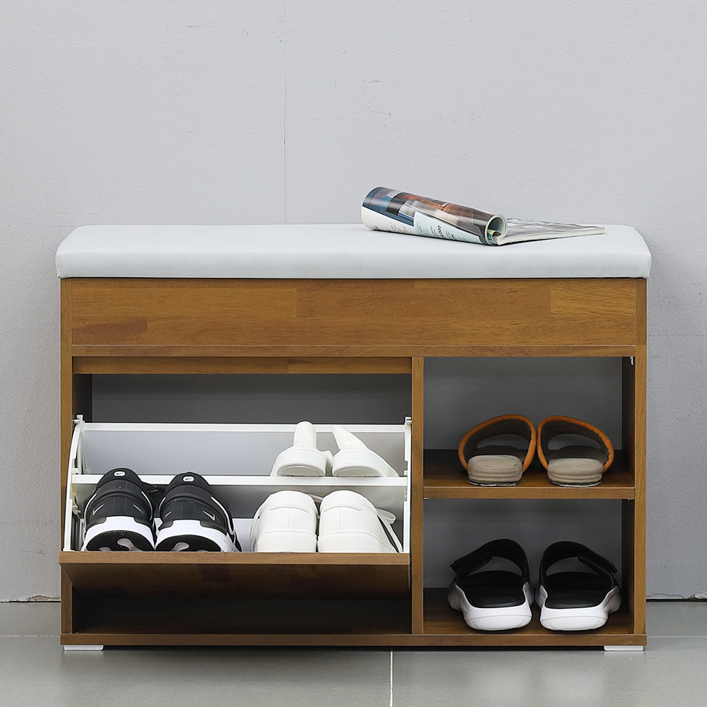 레어 아파트 좁은 현관신발장 의자 틈새 슬림 미니 신발장 선반 벤치형