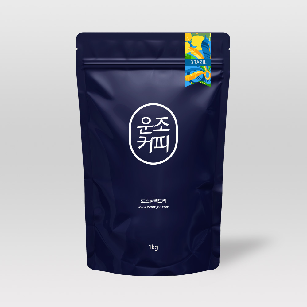 운조커피 브라질 옐로버번 1kg 원두 커피 분쇄안함 - 상품 이미지