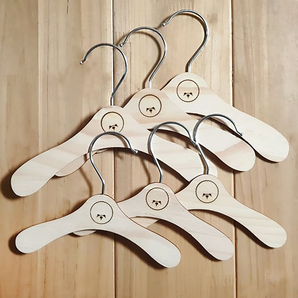 리치독스 강아지옷걸이 애견 고양이 옷걸이 원목 무지 중형 이미지 3