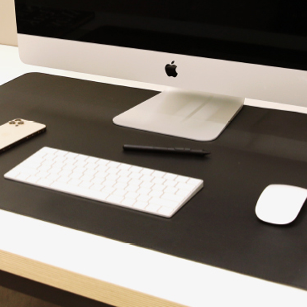 던 캠핑 테이블 매트 식탁 방수 가죽 매트 블랙