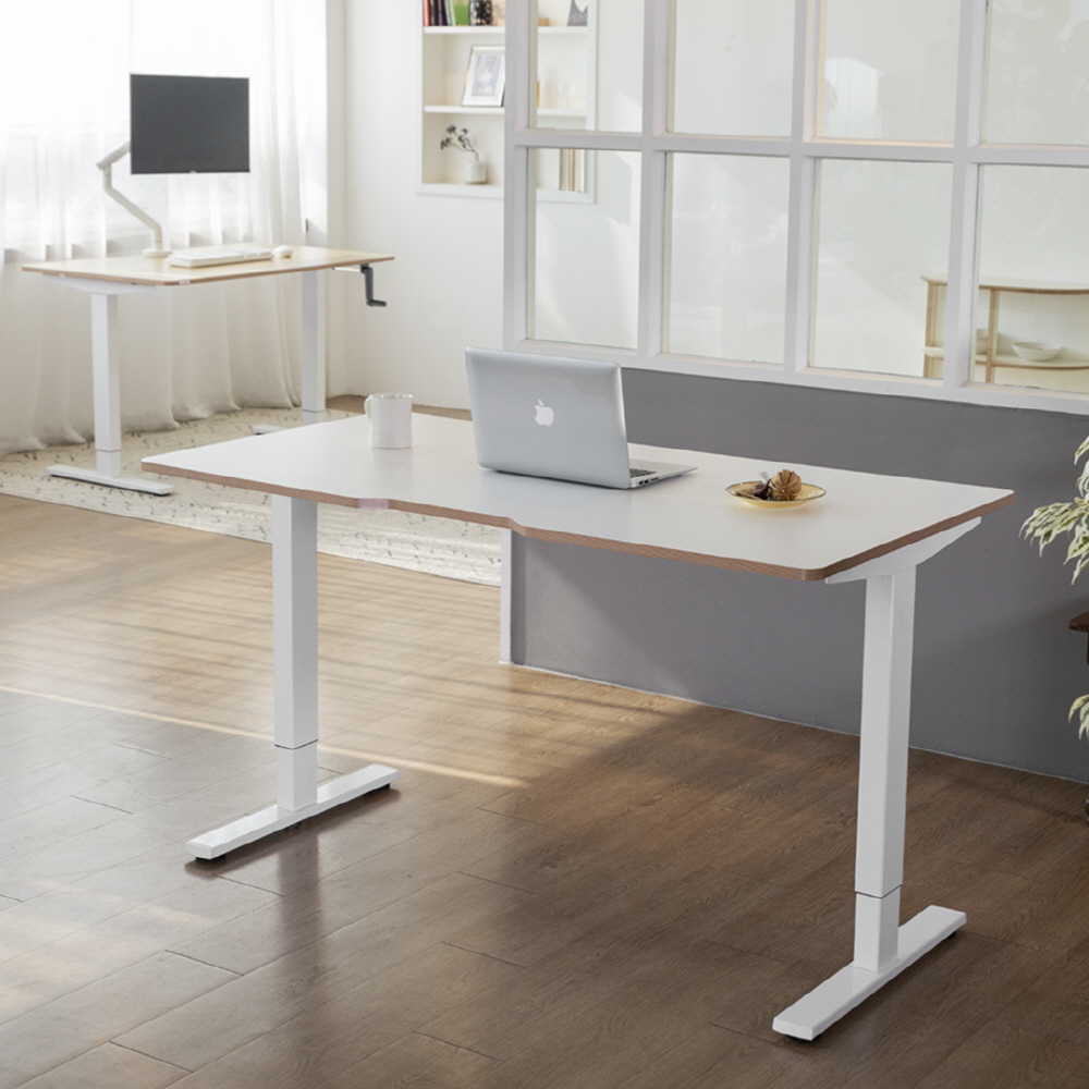 핏쳐 수동식 모션 데스크 스탠딩책상 커스터마이징 M1 PLUS 높이조절책상