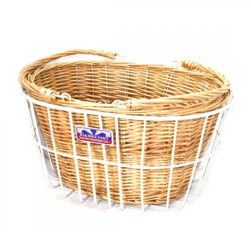 [한국자전거총판]자전거바구니 등나무 자전거바구니