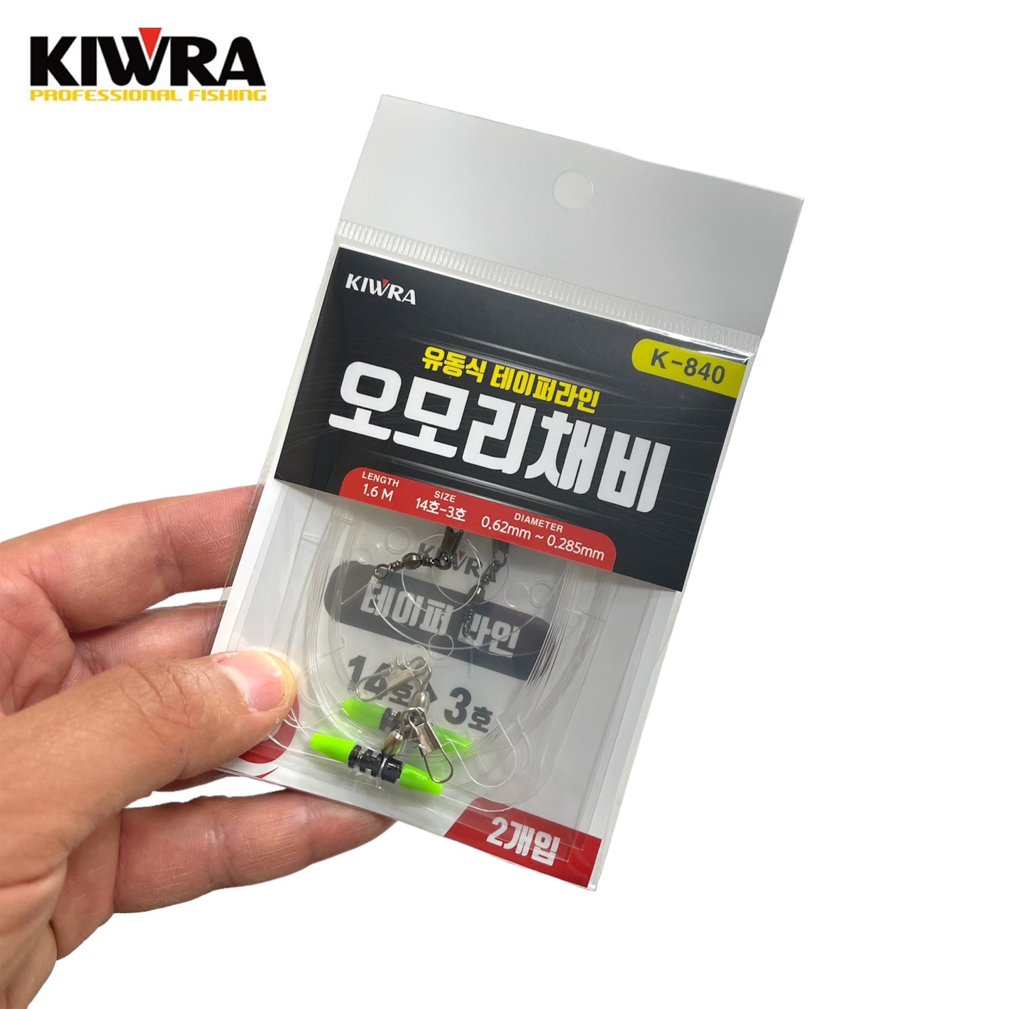 키우라 오모리채비 k-840 (2개입) 유동식테이퍼라인 한치채비 오모리리그 - 상세 이미지 3