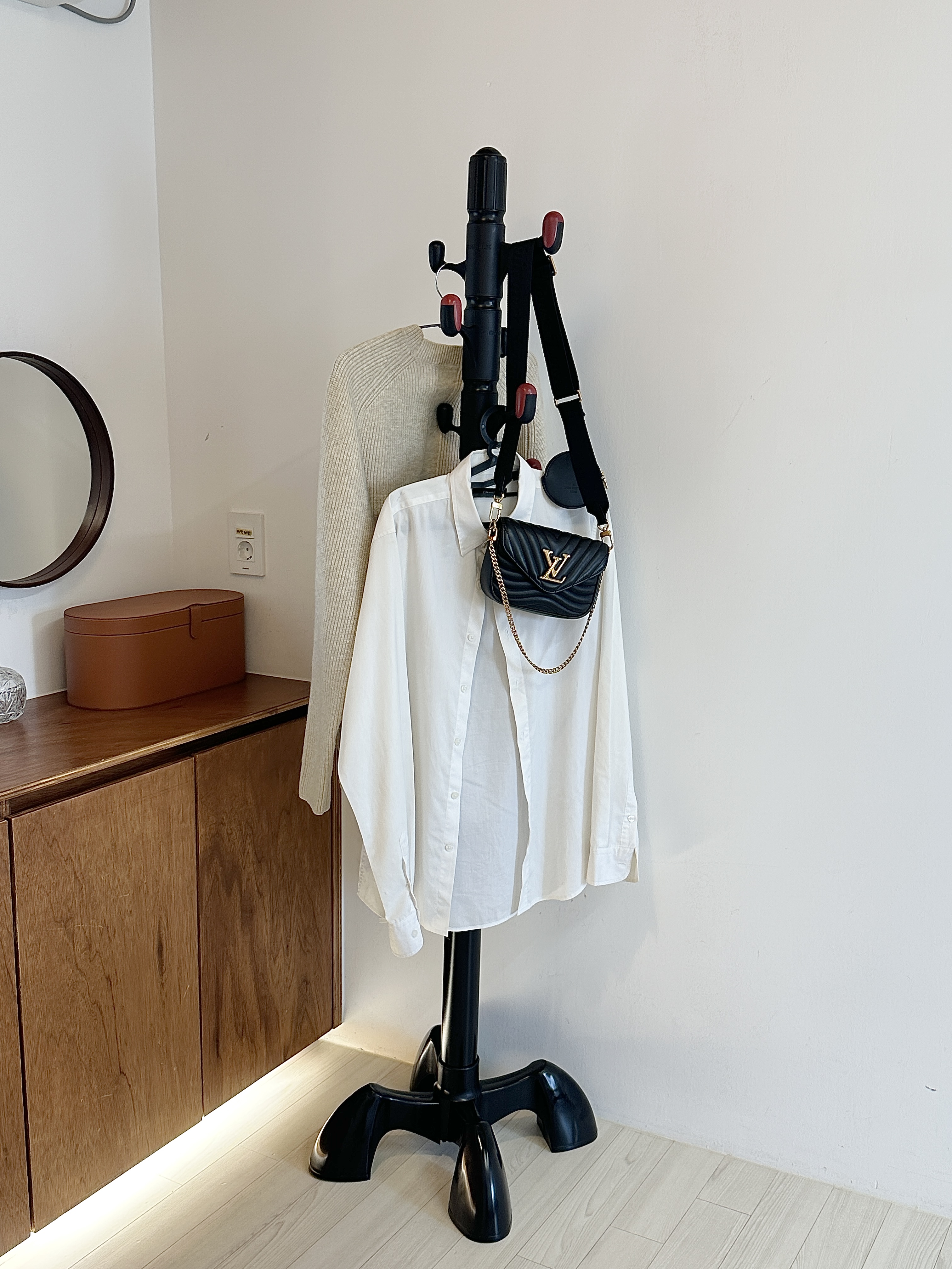 아텍스 스탠드 옷걸이 행거 회전 가능 튼튼한