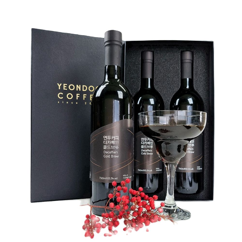 디카페인 콜드브루 원액 더치커피 선물세트 답례품 750ml 2병 - 상세 이미지 3