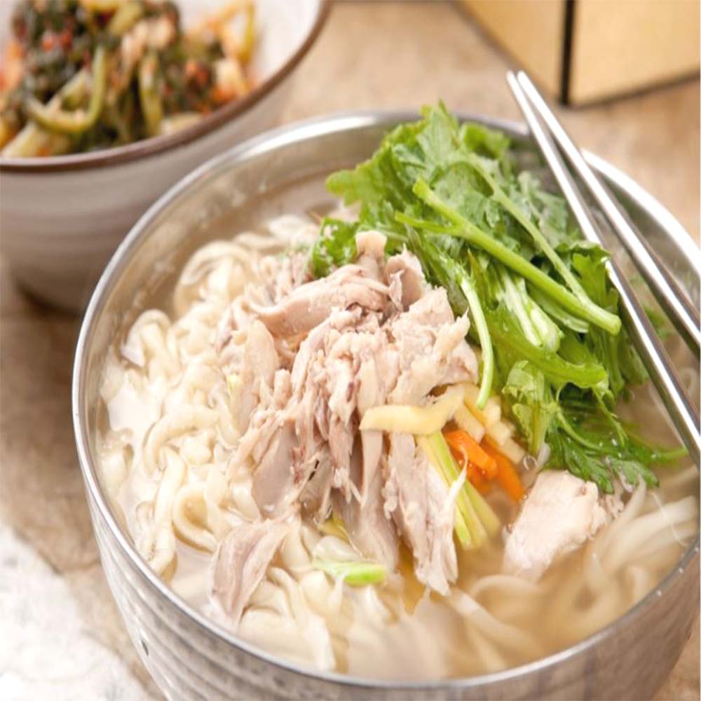 담백한 보양식 닭칼국수 2개입 시원하고 깔끔한 국물 면요리 - 상세 이미지 2
