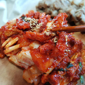 100%국산 전라도 보쌈김치 2kg 매콤달콤 수육김치 주문 당일제조 맛있게 먹은 솔직 후기 - 상품 이미지 2