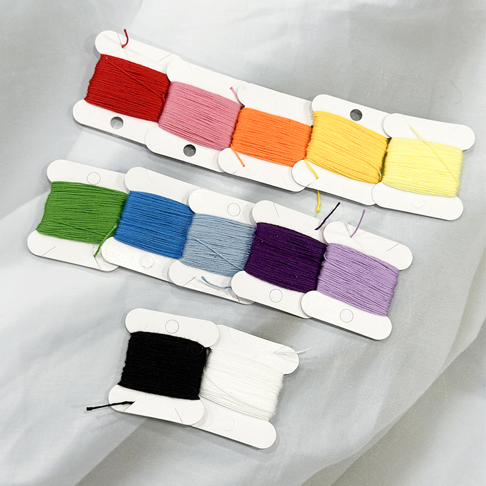 보빈실 10m 12color 펠트전용 부자재 수공예 재봉실  - 상세 이미지 3
