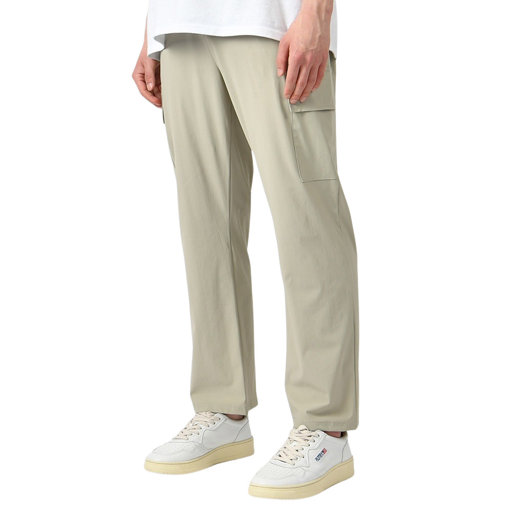 남자 카고팬츠 남성 여름바지 시원한 아이스 쿨 와이드 스판 밴딩 팬츠 - 상세 이미지 3