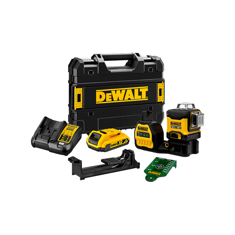 디월트 3x360° 그린 레이저 키트 12V/20V MAX 주모델명 DCE089D1G18-KR - 상품 이미지