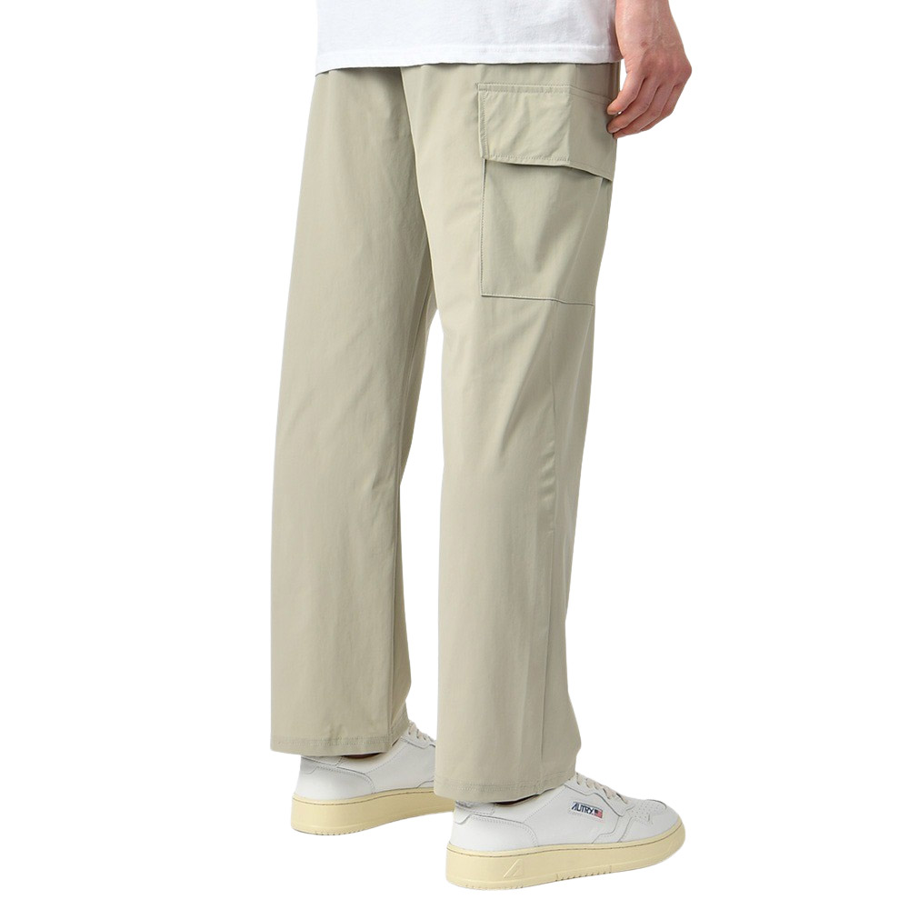 남자 카고팬츠 남성 여름바지 시원한 아이스 쿨 와이드 스판 밴딩 팬츠 - 상세 이미지 4