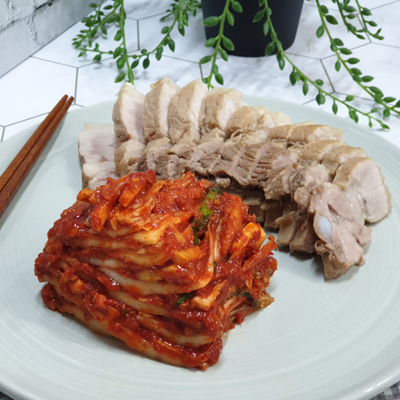 100%국산 전라도 보쌈김치 2kg 매콤달콤 수육김치 주문 당일제조 이미지 3