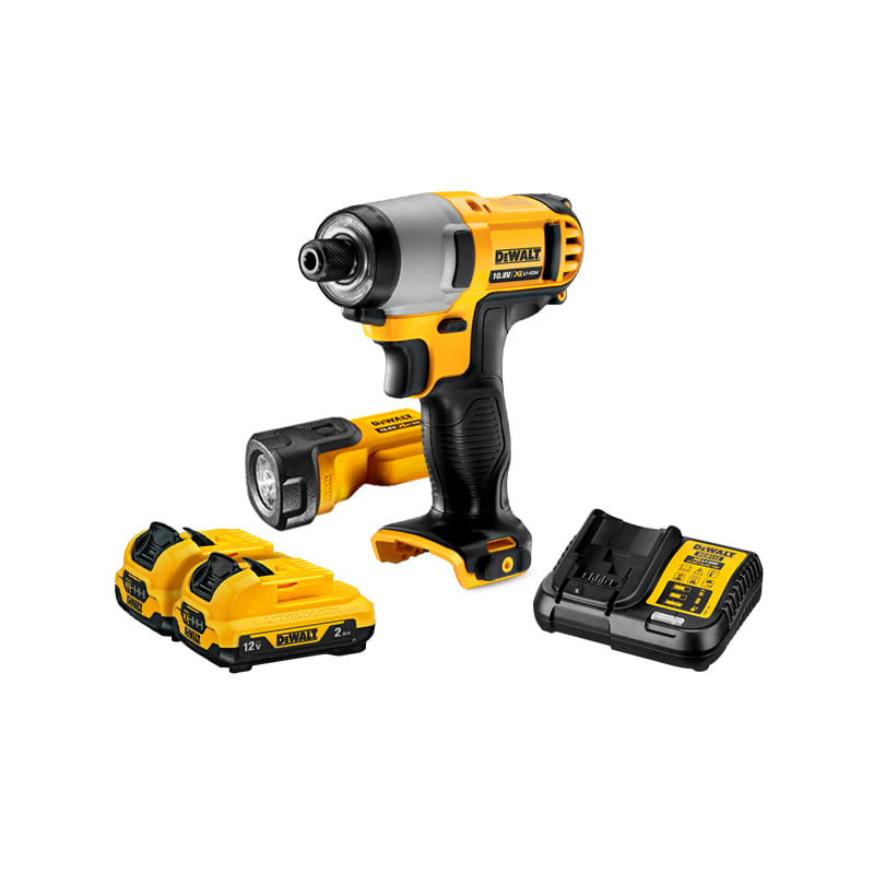 디월트 10.8V / 2.0Ah 컴팩트 임팩트 드라이버 + DCL508N 주모델명 DCF815D2T-KR - 상품 이미지