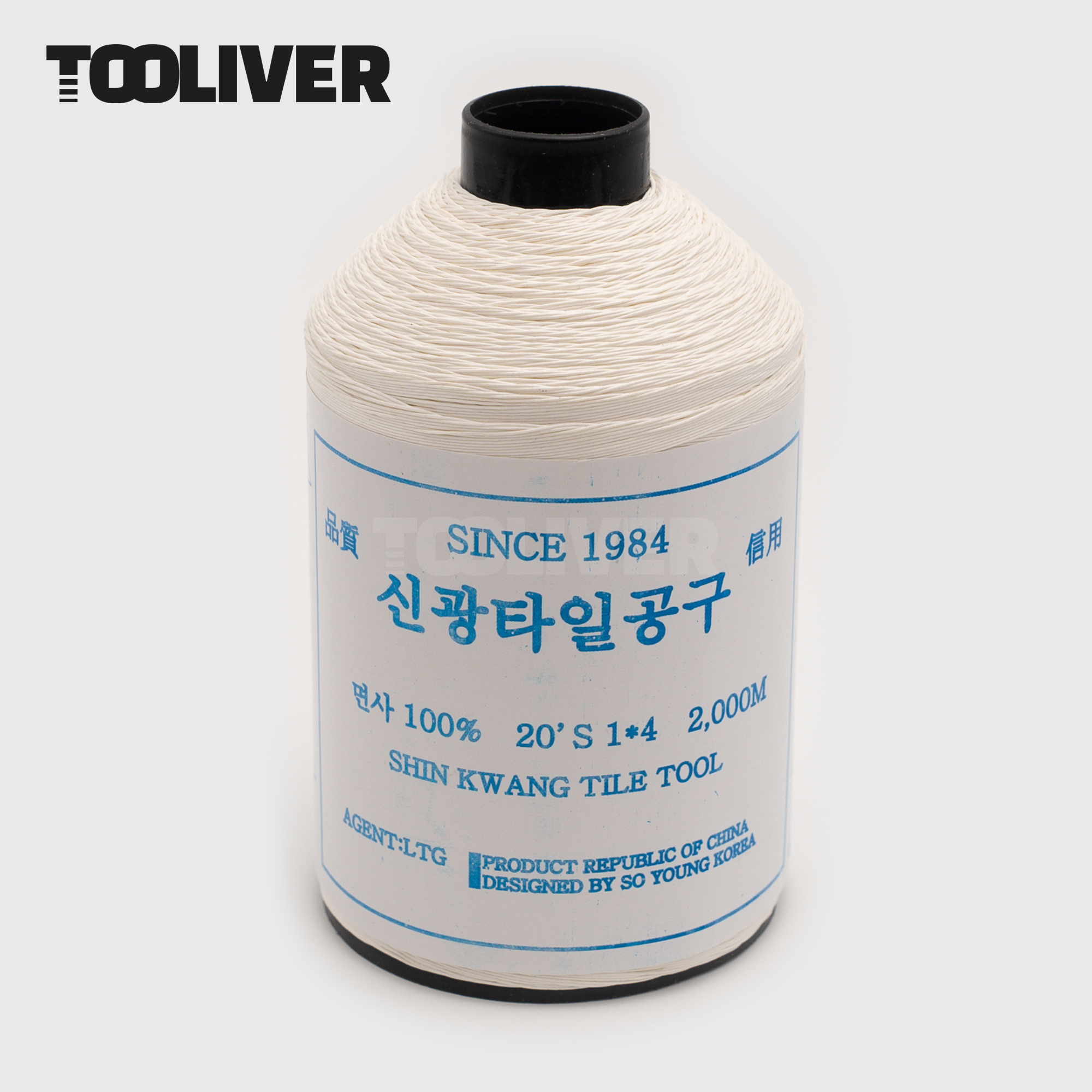 타일 타일실 수평실 타일용 신광 실 2000m 백색 - 상품 이미지
