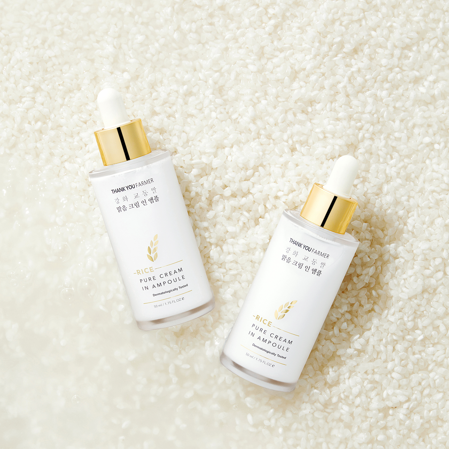 땡큐파머 강화 교동쌀 맑음 크림 인 앰플 50ml - 상세 이미지 4