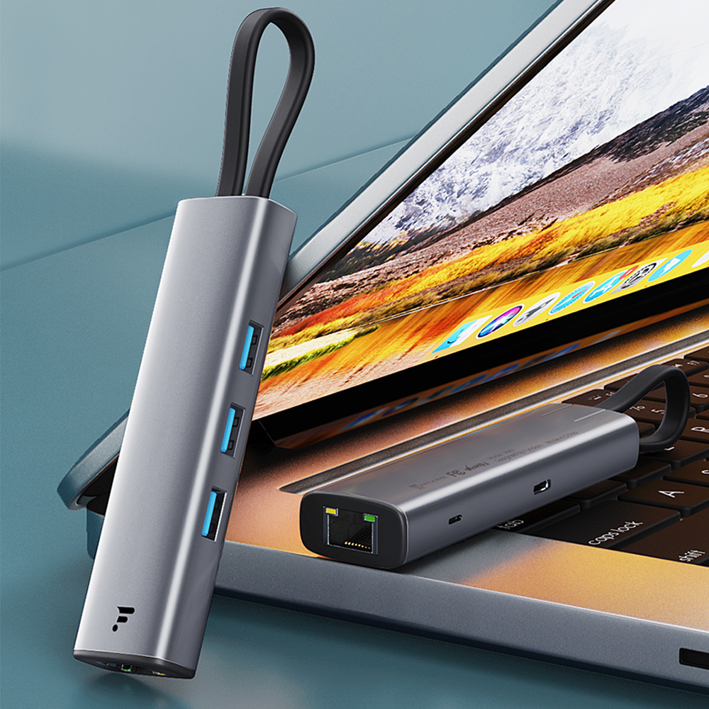 펀디안 USB3.1 Gen1 C타입 기가비트 랜카드 USB3.0 멀티허브, PH01 - 상세 이미지 4