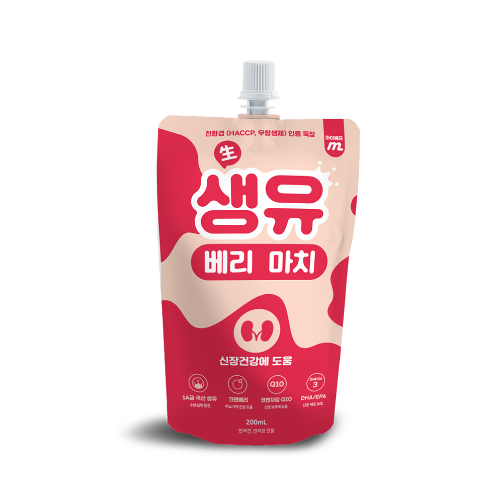 마이베프 생유베리마치 펫밀크 고양이 음료 200ml, 10개 - 상품 이미지
