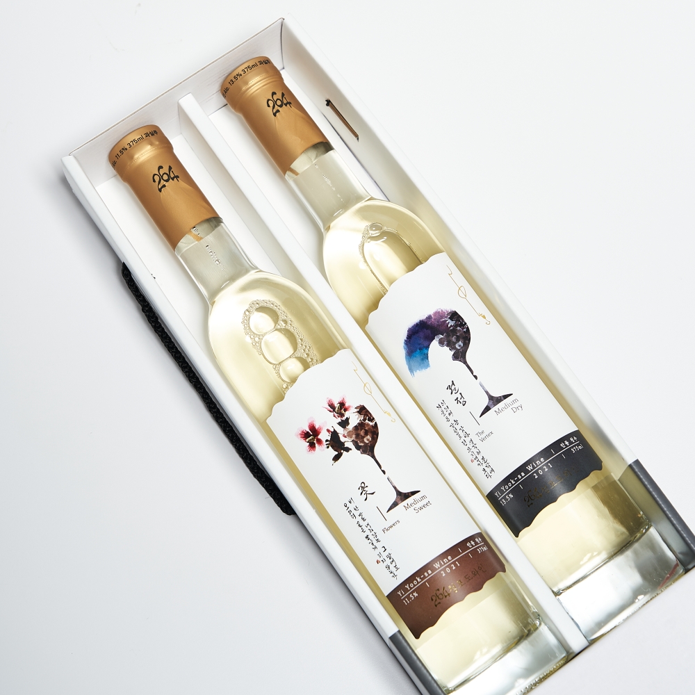 이육사와인 2병세트 절정, 꽃 375ml 선물(케이스,쇼핑백 포함 ) 264청포도와인 - 상세 이미지 2