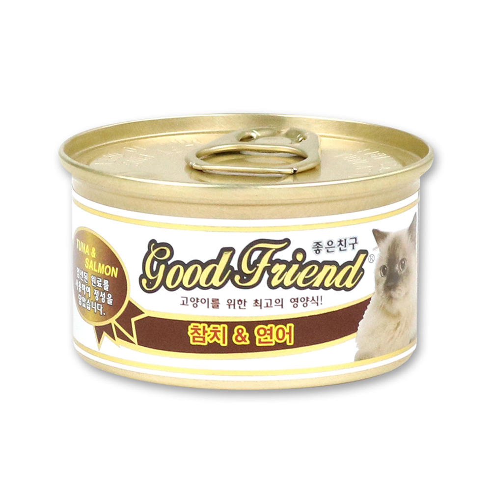 굿프랜드 고양이캔 8종콤보85gx24개 고양이 통조림 간식